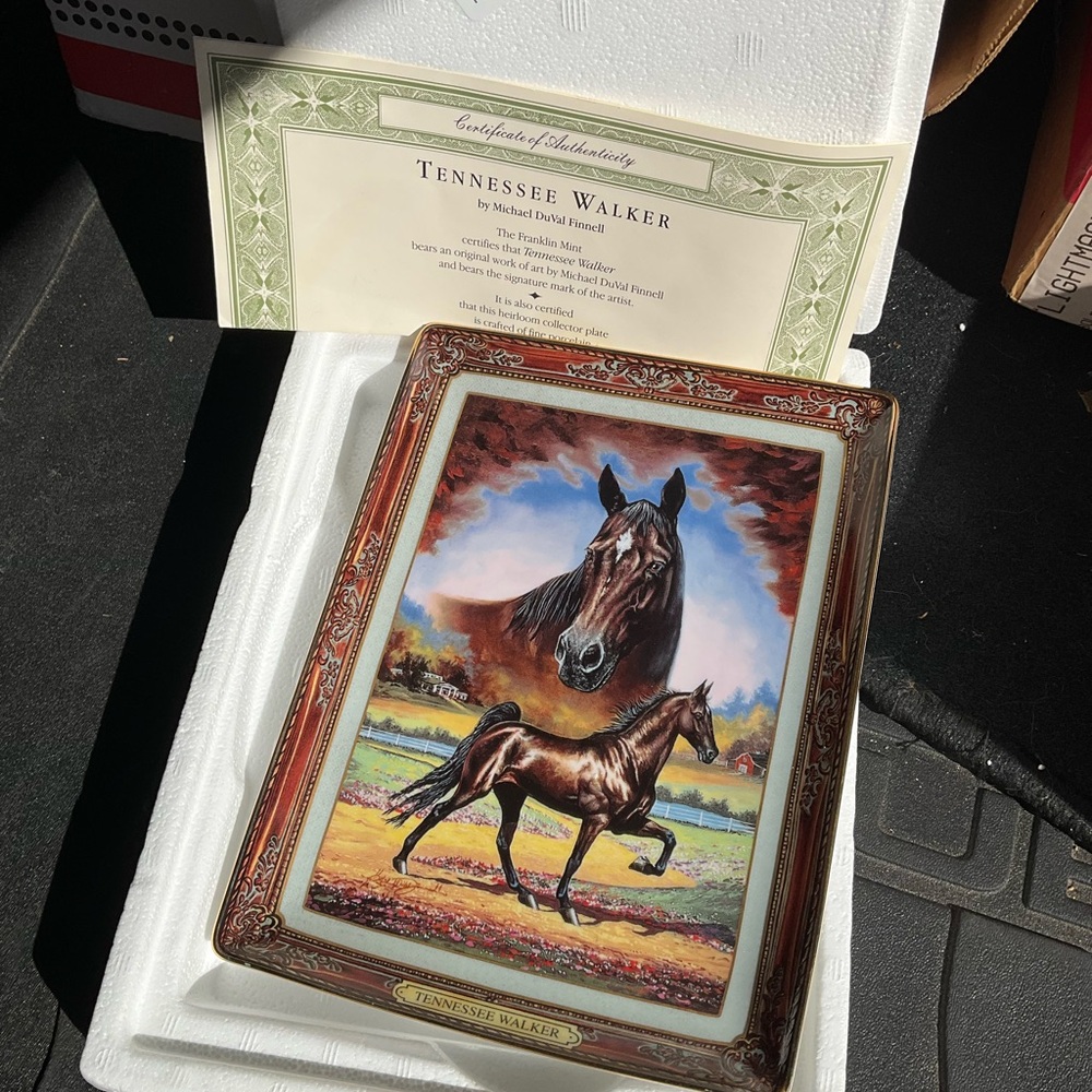 Tennessee Walker Horse Decorative Plate